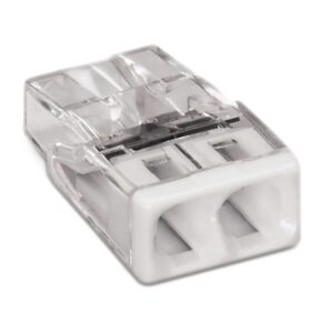 Vadu savienotājs 2x0.5-2.5mm² 24A balts